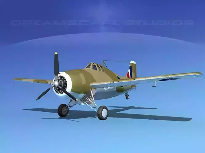 Grumman F4F-3 Wildcat V12