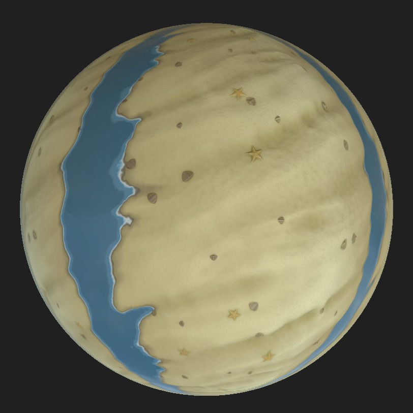 Stylised Sands Tileable Textures Texture_1