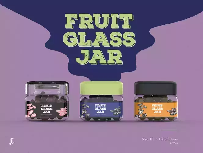 Fruit Glass Jar