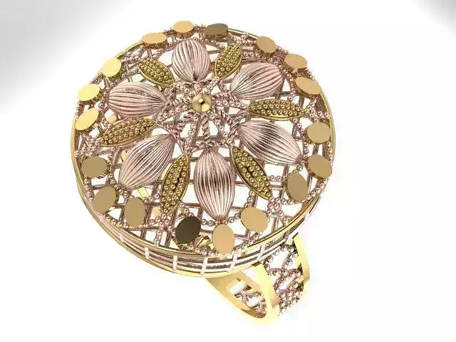 Ring With Full Worked 23