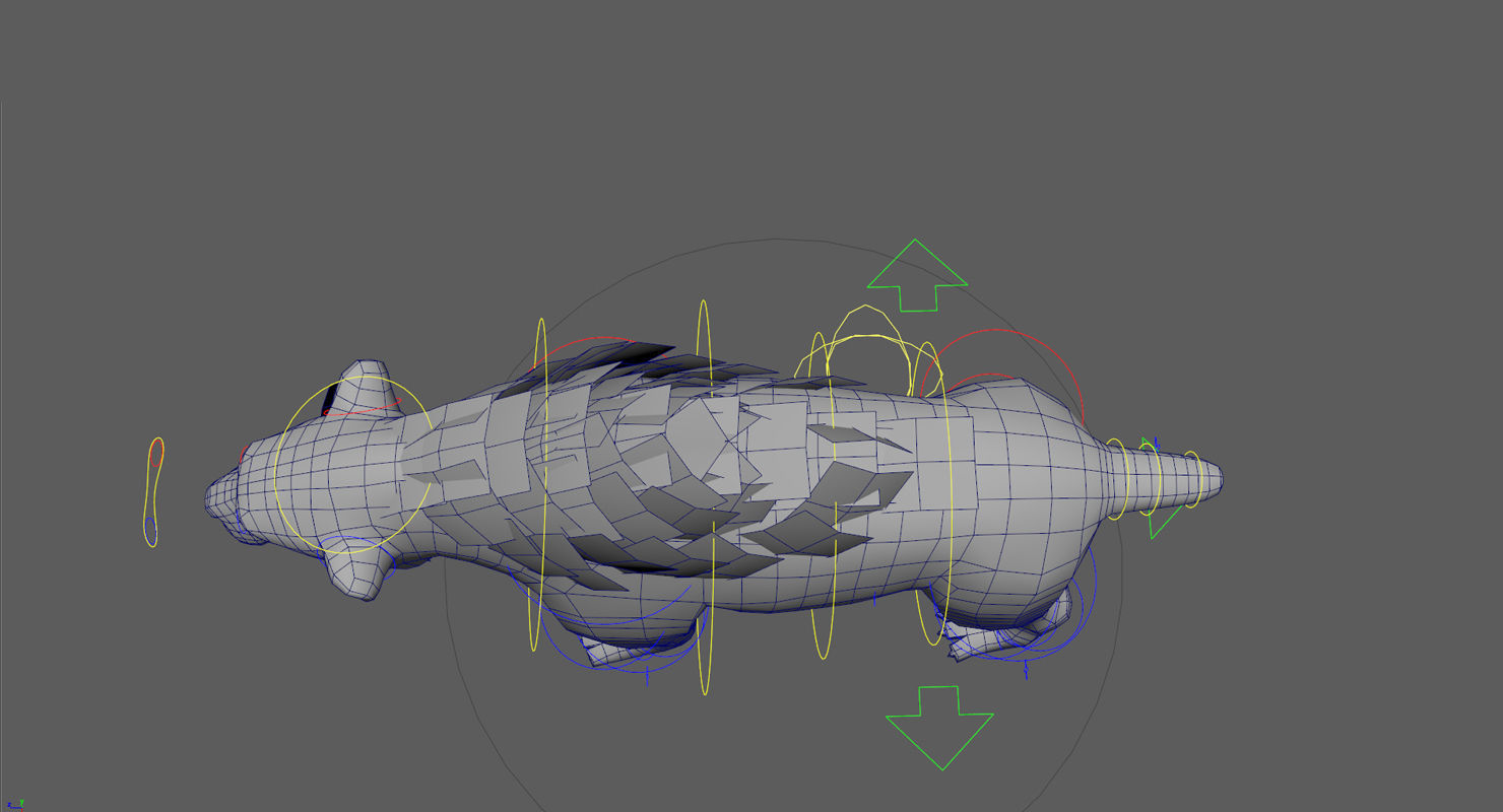 Saber tooth  Low-poly 3D model_16