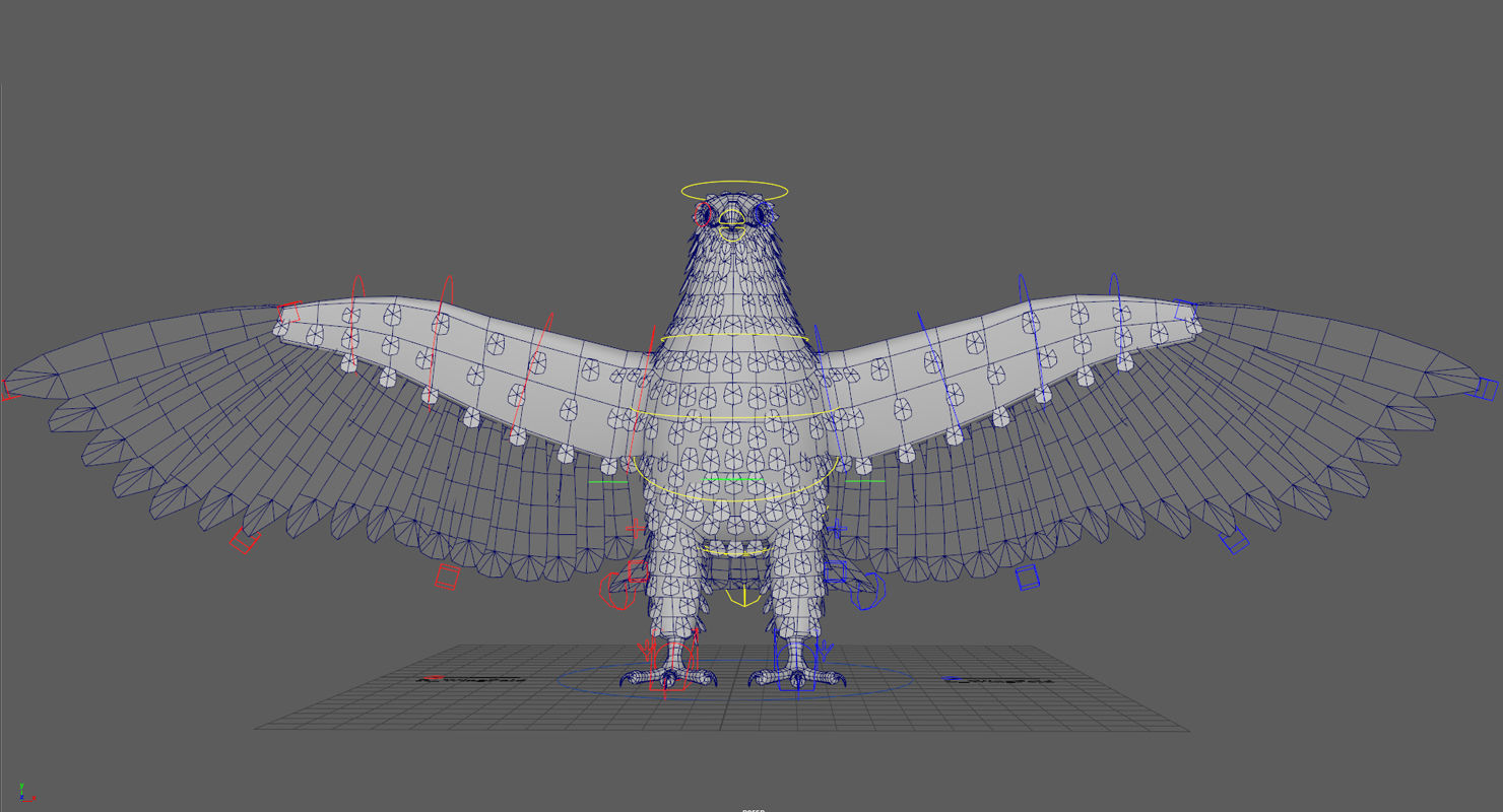 Bald Eagle Low-poly 3D model_17