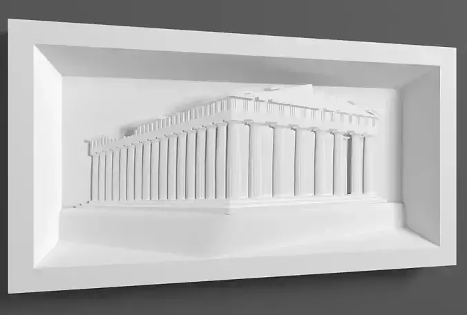 Parthenon for CNC Router and Free 3D print model