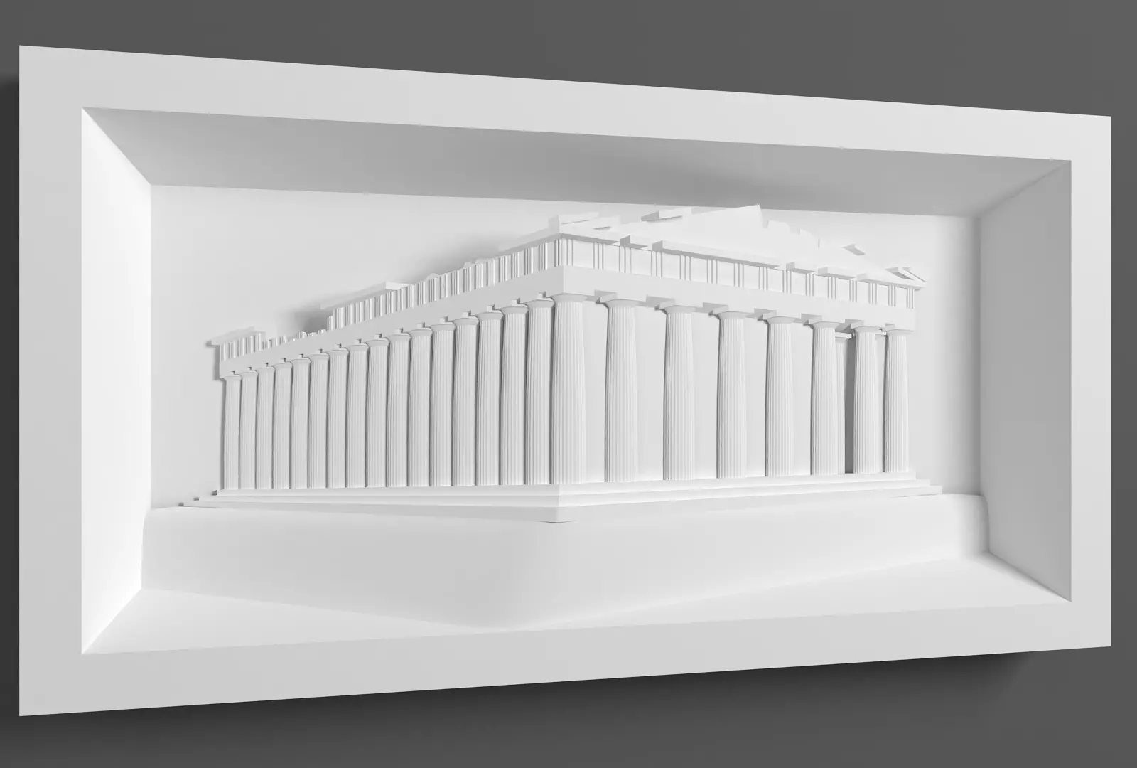 Parthenon for CNC Router and Free 3D print model_0