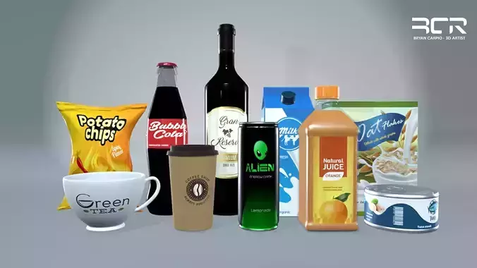 Pack of 10 Products - Food and Beverage - Game Ready