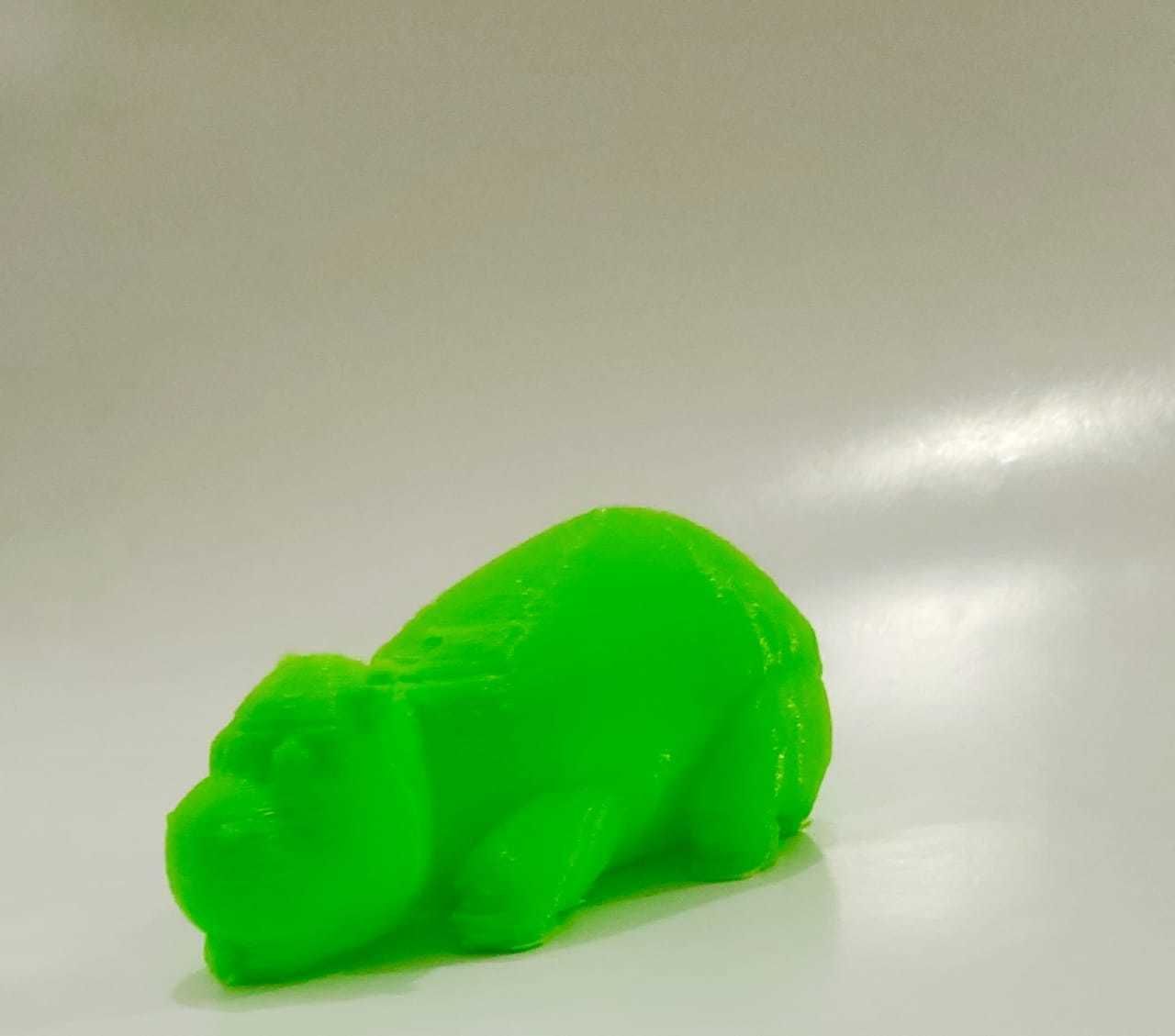 Cute Hippopotamus  3D print model_11