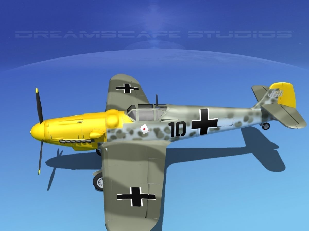 Messerschmitt BF-109 V03 3D model_9