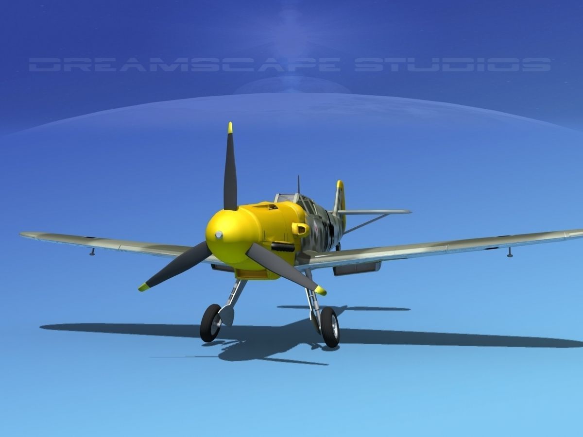 Messerschmitt BF-109 V03 3D model_1