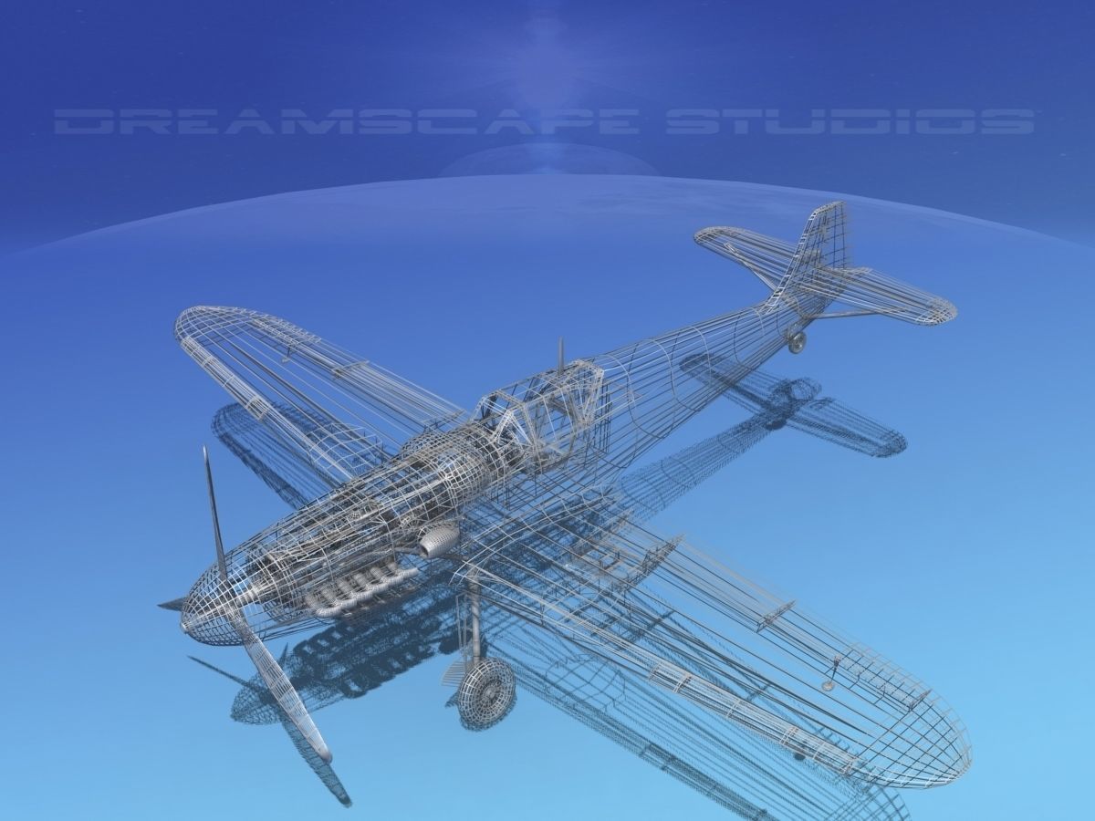 Messerschmitt BF-109 V03 3D model_12