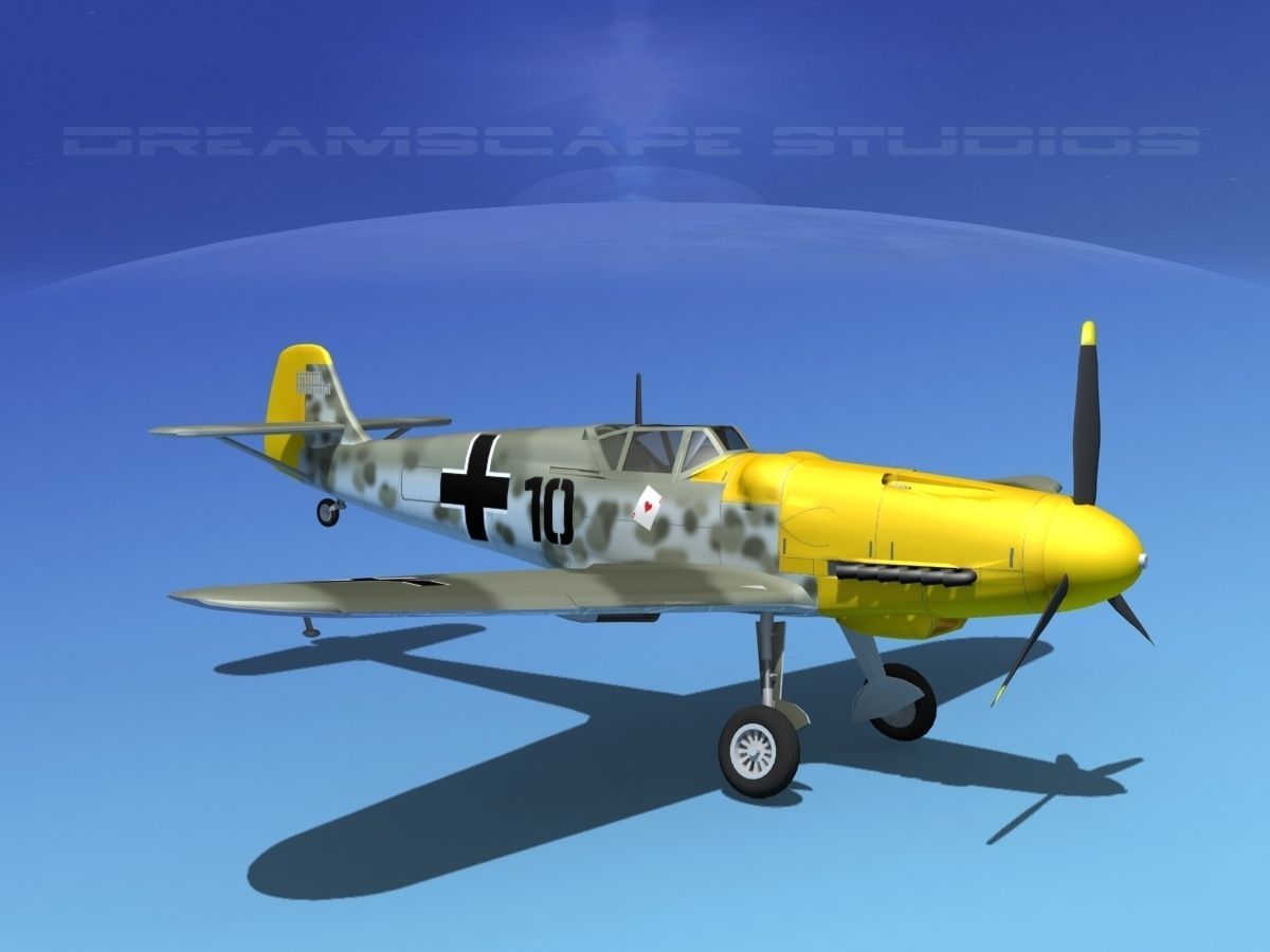 Messerschmitt BF-109 V03 3D model_3