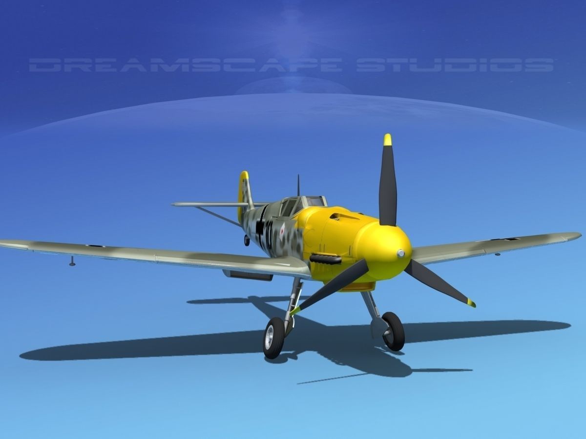 Messerschmitt BF-109 V03 3D model_2