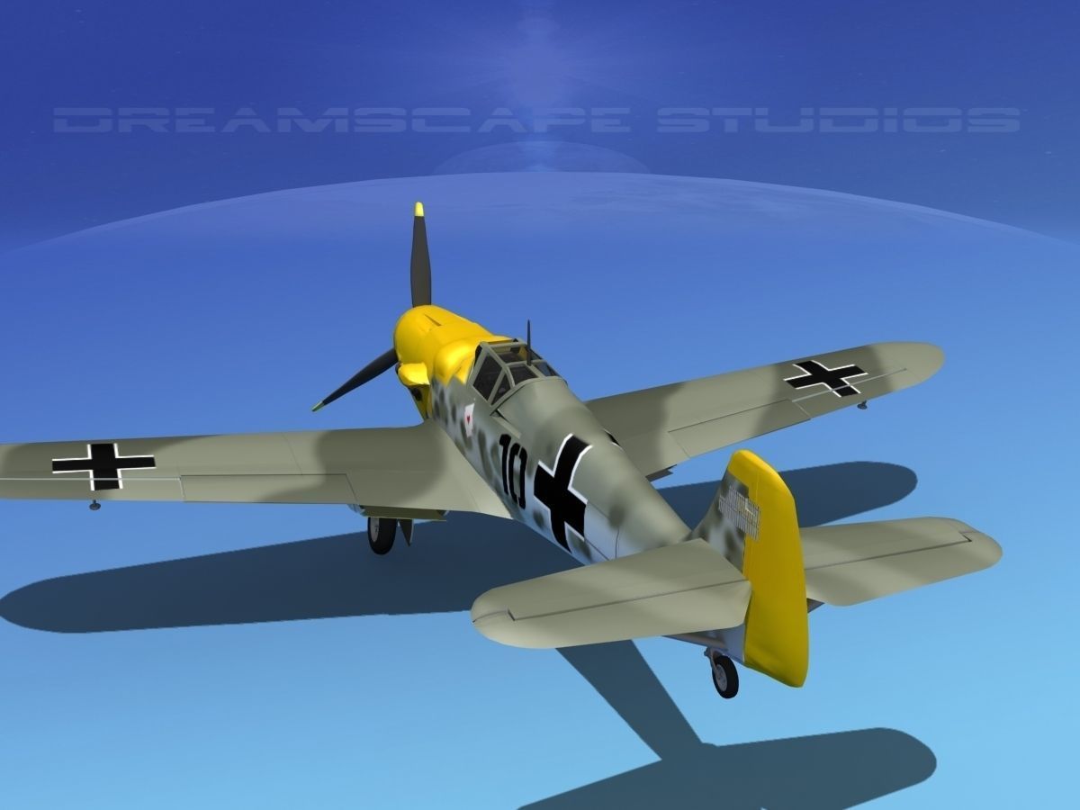 Messerschmitt BF-109 V03 3D model_7