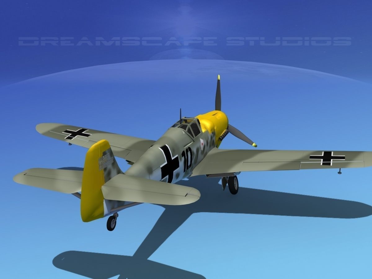 Messerschmitt BF-109 V03 3D model_6