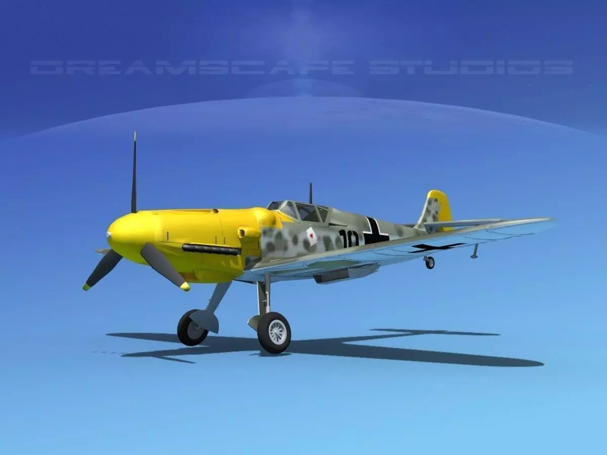 Messerschmitt BF-109 V03 3D model_0