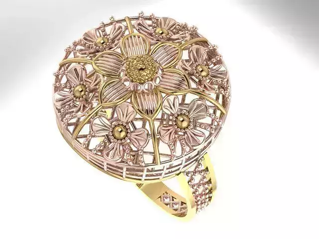 Ring With Full Worked 30