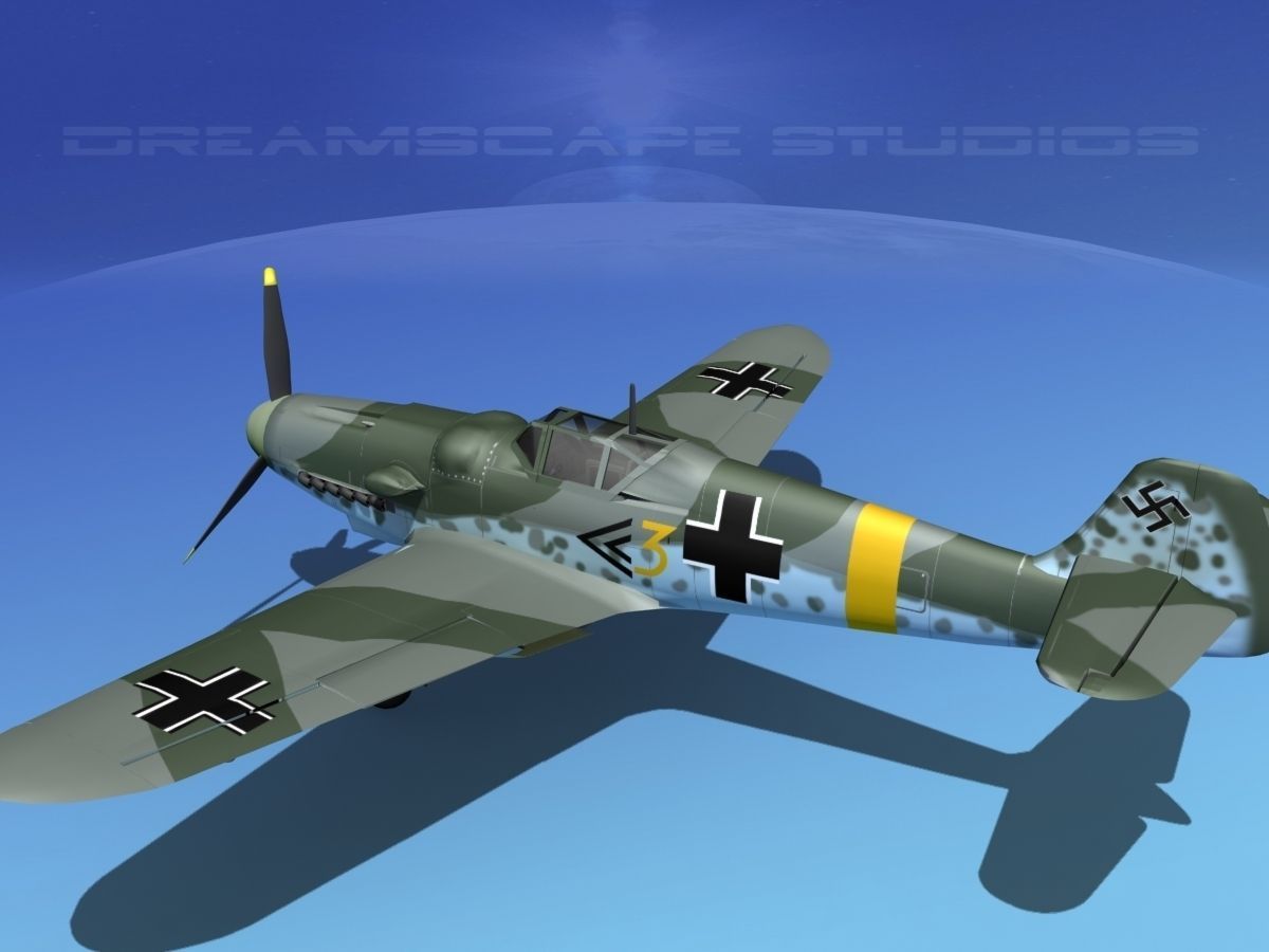 Messerschmitt BF-109 V05 3D model_8