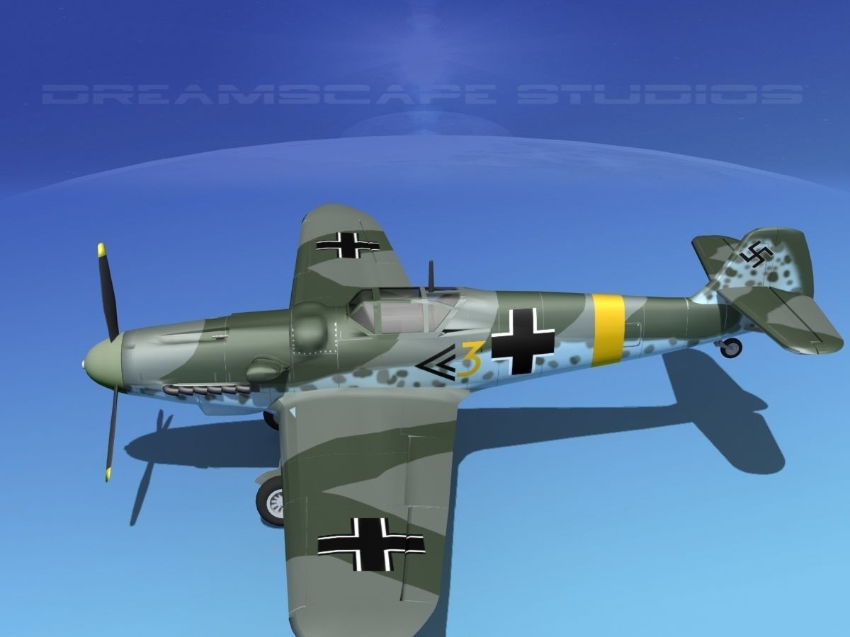 Messerschmitt BF-109 V05 3D model_9