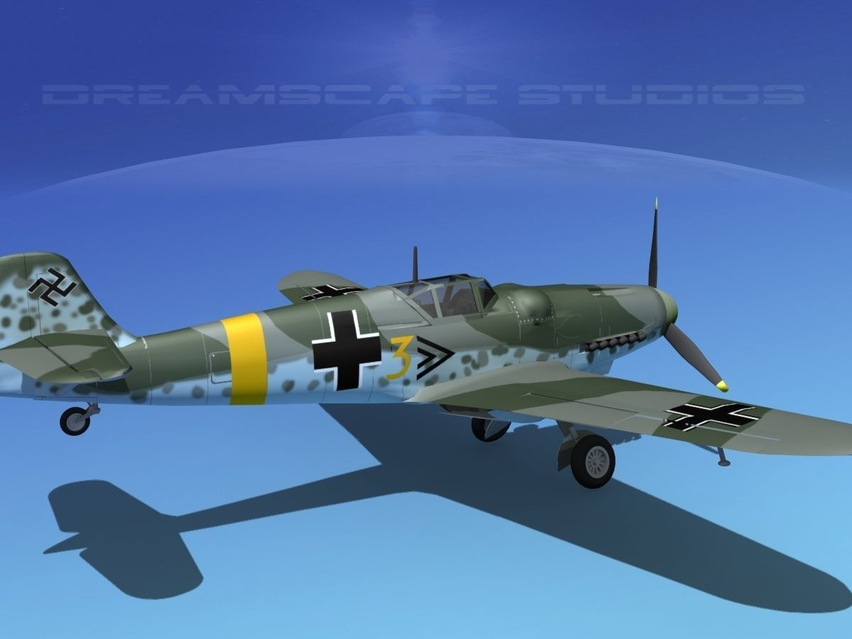 Messerschmitt BF-109 V05 3D model_5
