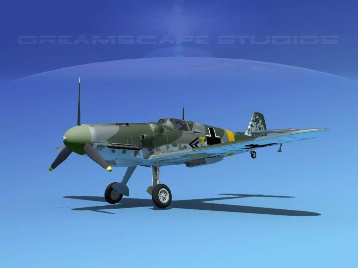Messerschmitt BF-109 V05 3D model_0
