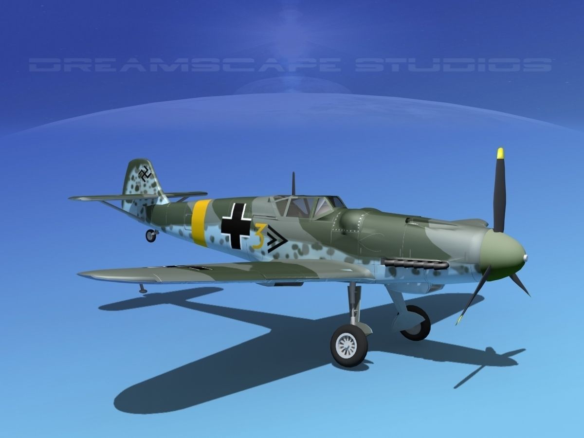 Messerschmitt BF-109 V05 3D model_3