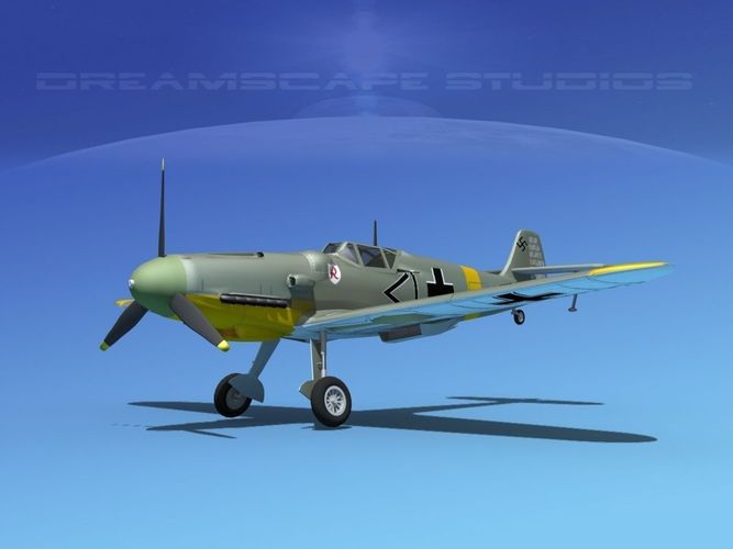 Messerschmitt BF-109 V06 3D model