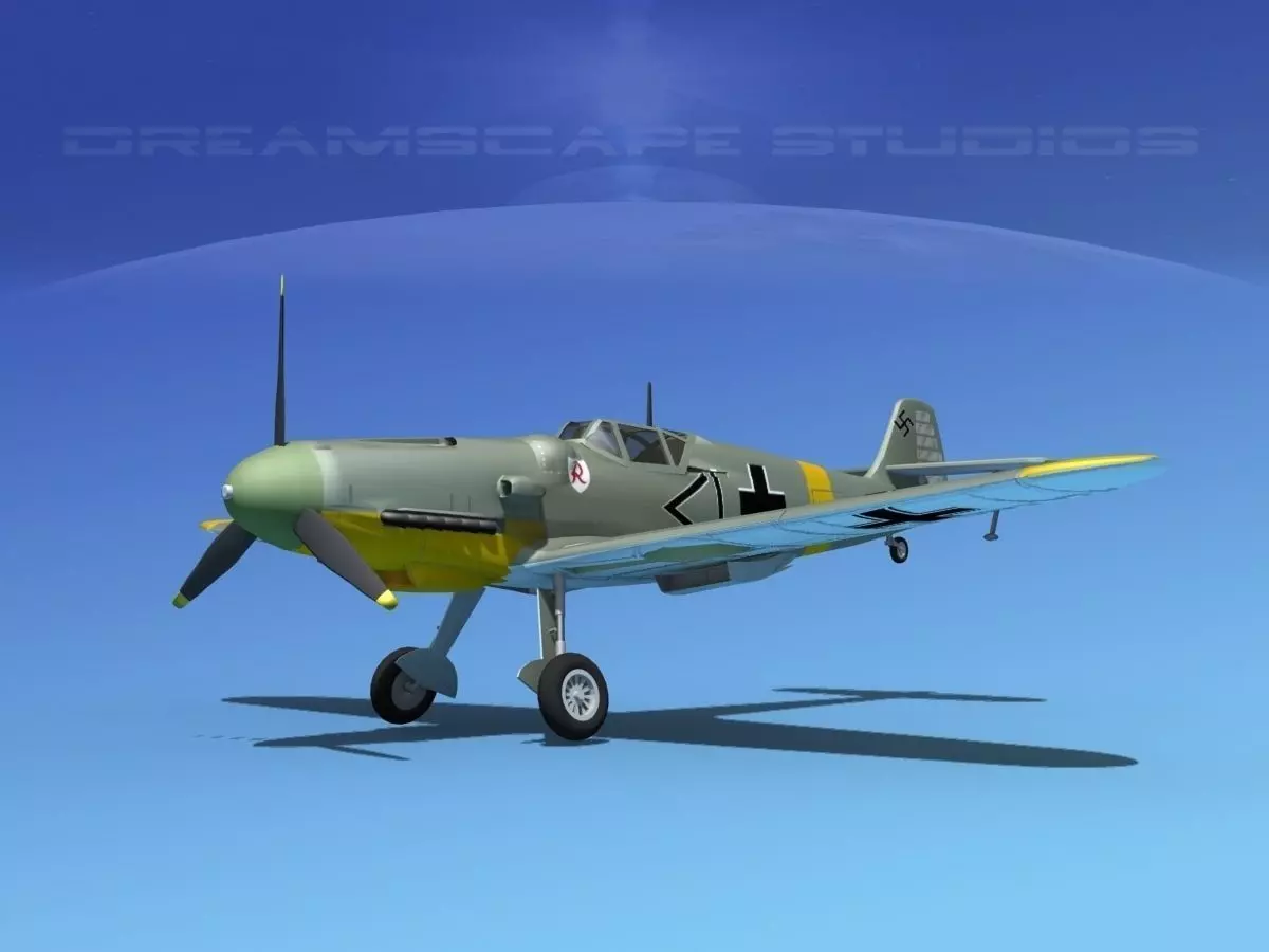 Messerschmitt BF-109 V06 3D model_0