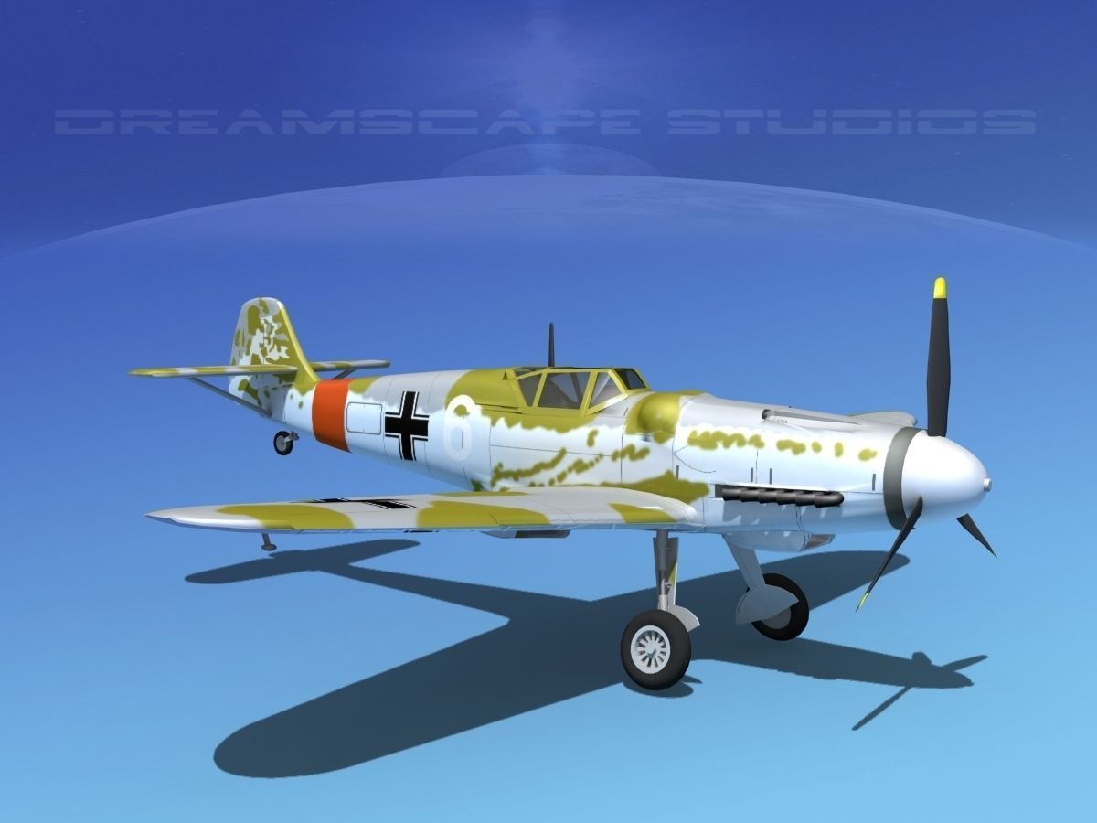 Messerschmitt BF-109 V07 3D model_3