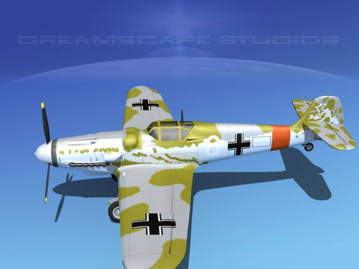 Messerschmitt BF-109 V07 3D model_10