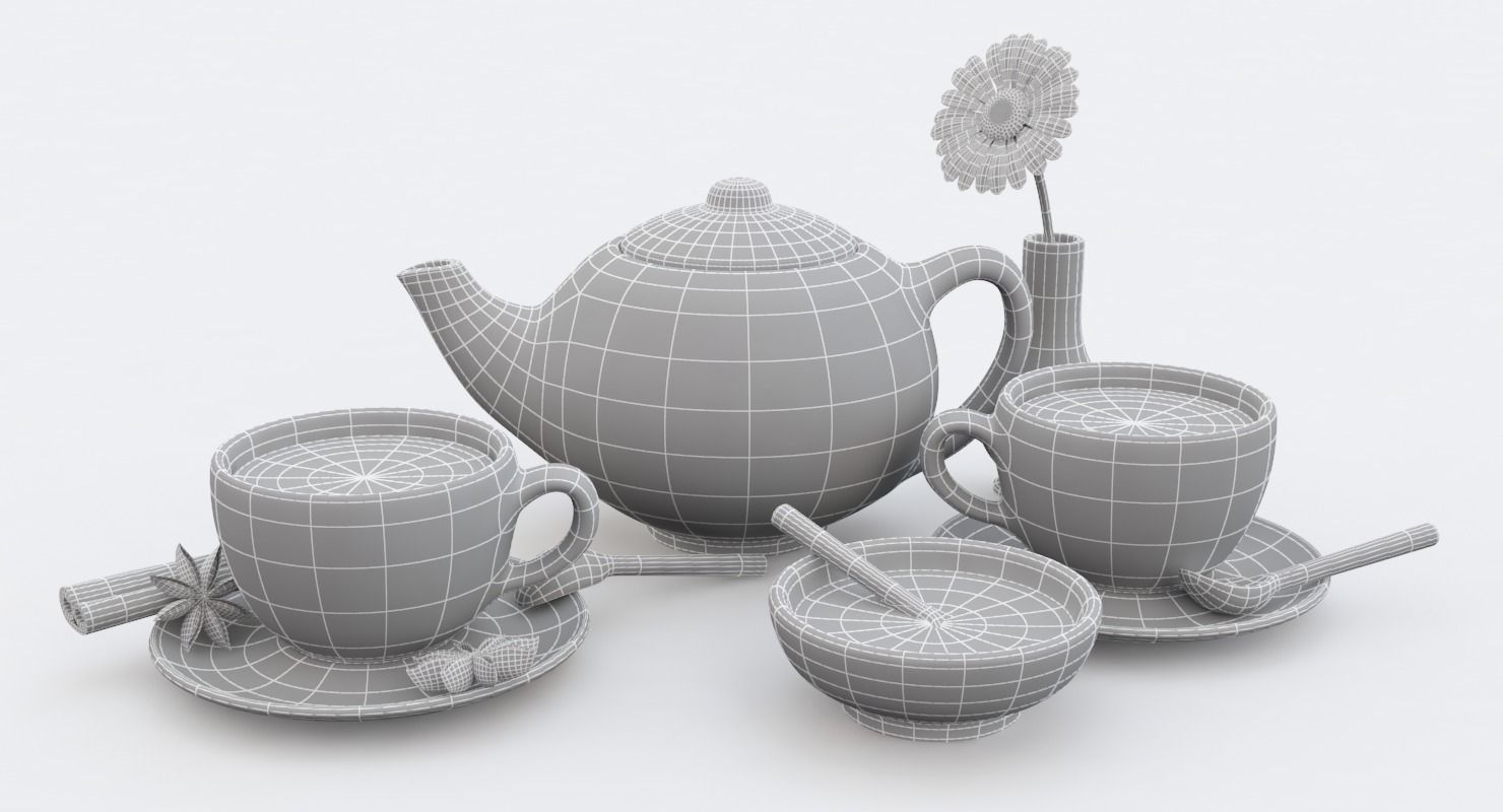 Tea For Two 3D model_10
