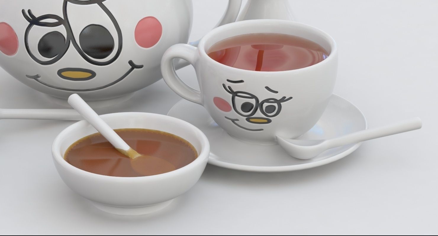 Tea For Two 3D model_4