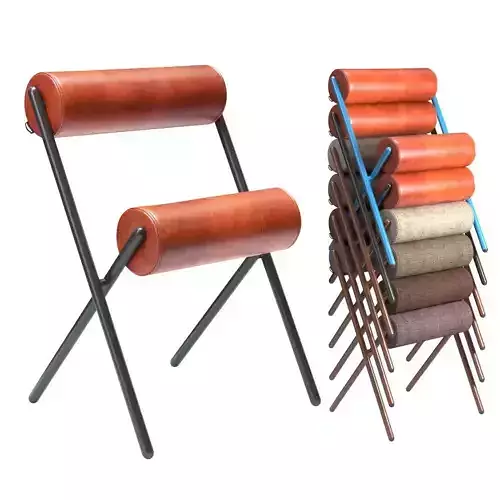 Roll Sancal Stool 3D model