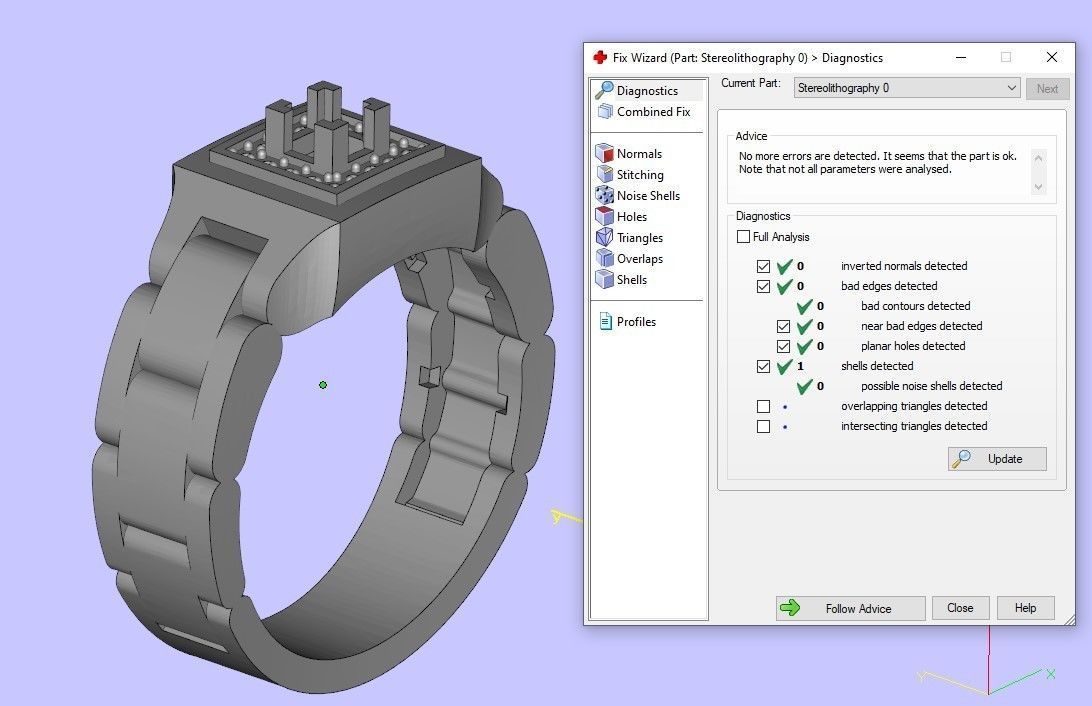 Man ring 03 3D print model_7