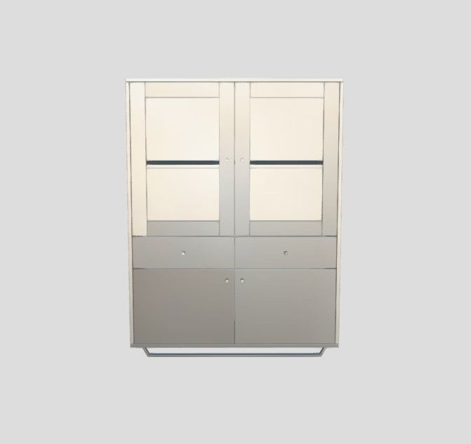 Oak Cupboard 3D model_4