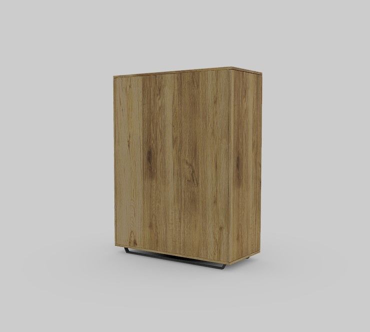 Oak Cupboard 3D model_2