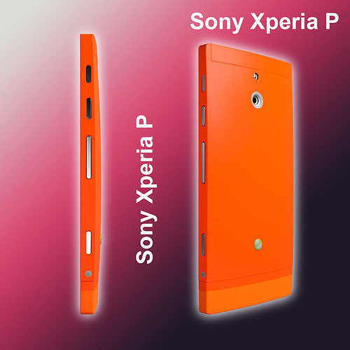 Oldie cell phone Xperia Sony Ericsson Free 3D model