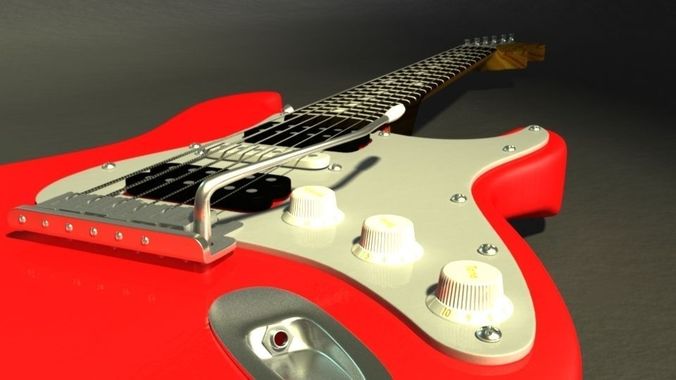 Fender Stratocaster 3D model