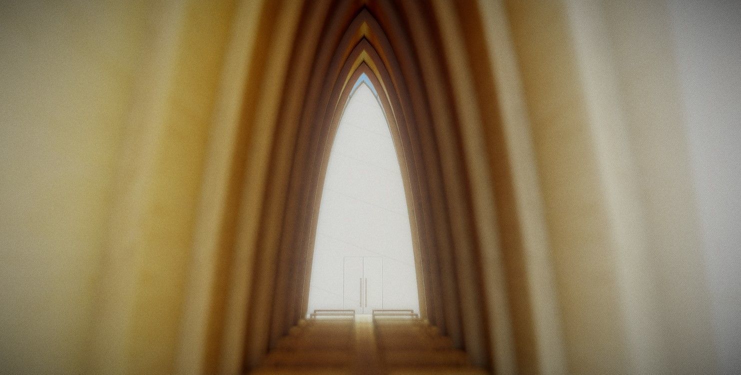 VR Art Chapel Church 202 3D model_1
