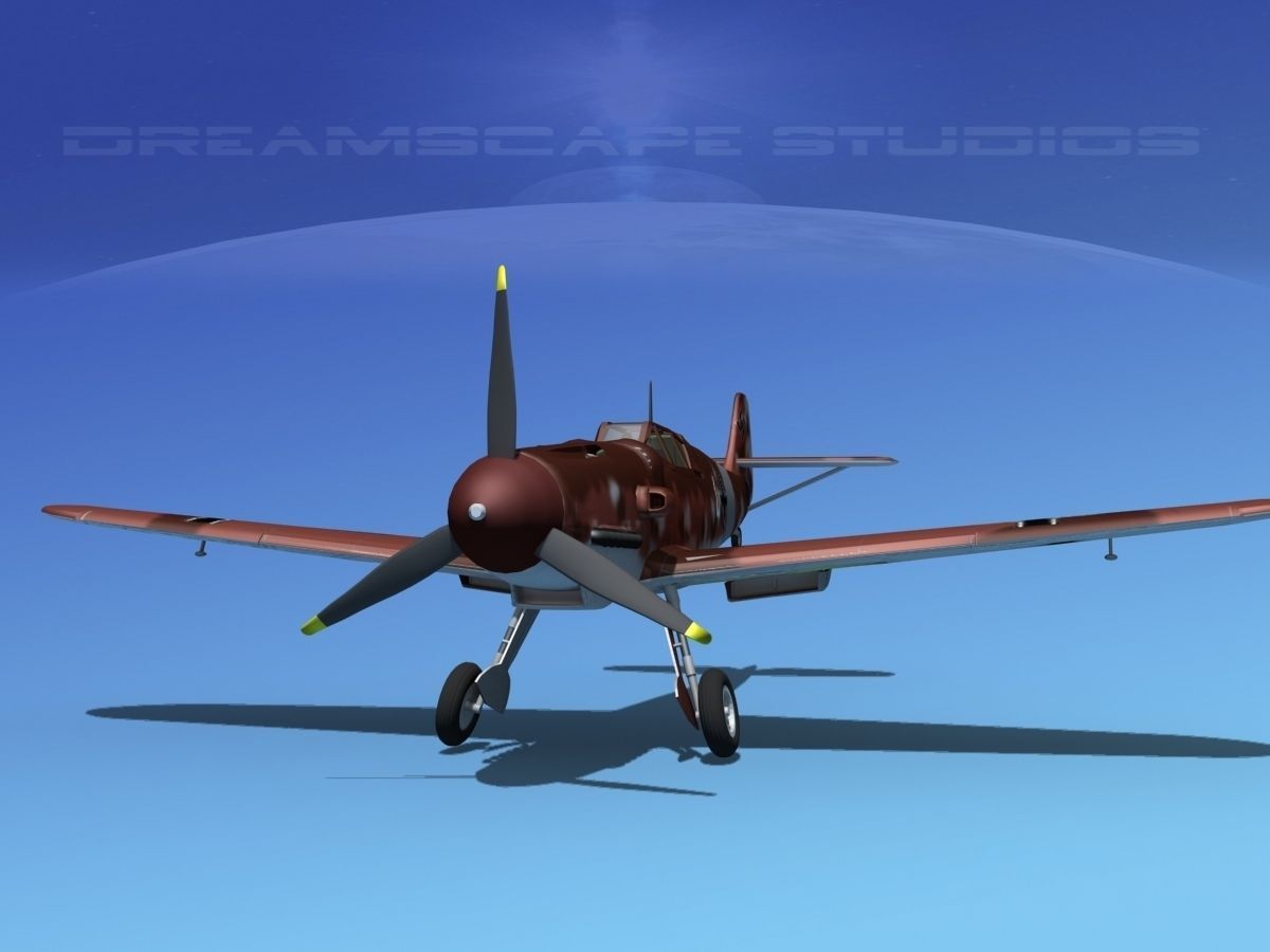 Messerschmitt BF-109 V09 3D model_1