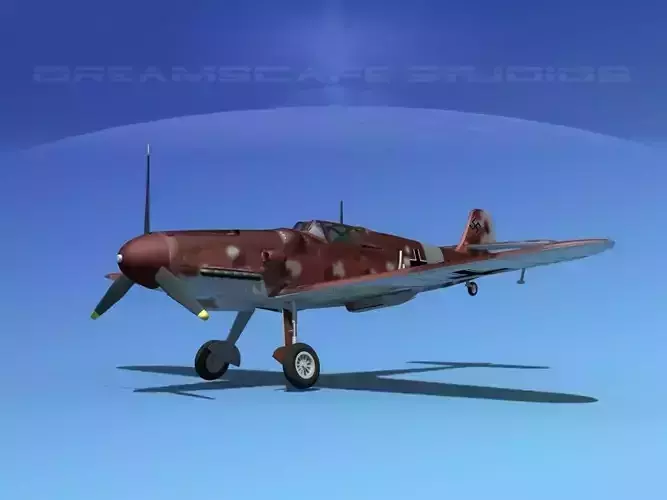 Messerschmitt BF-109 V09 3D model
