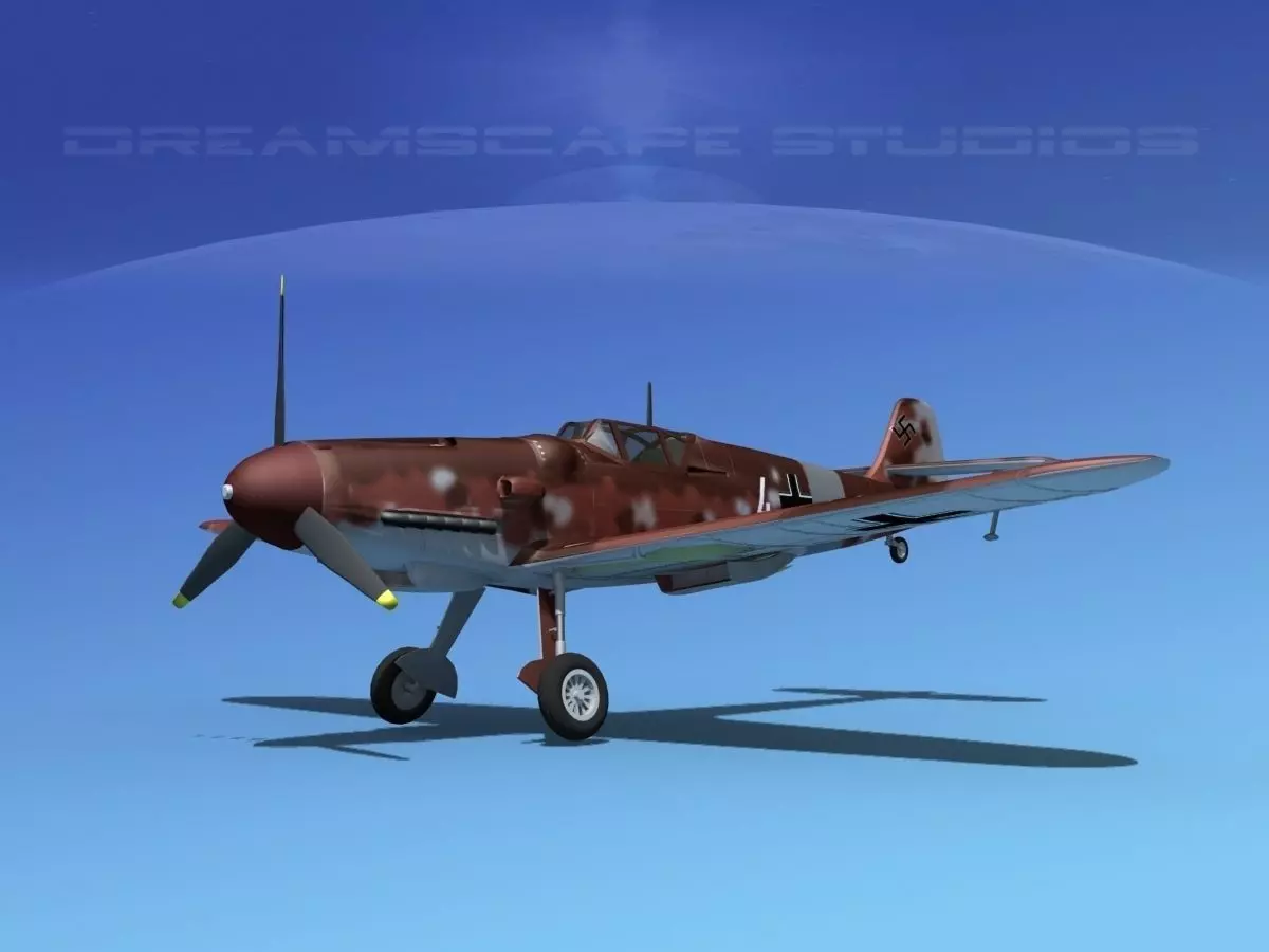 Messerschmitt BF-109 V09 3D model_0
