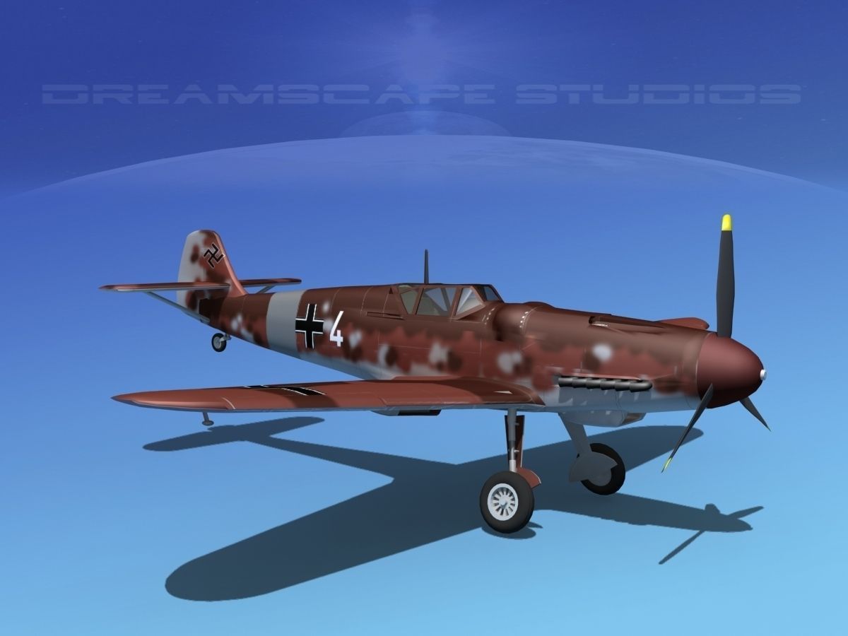 Messerschmitt BF-109 V09 3D model_3