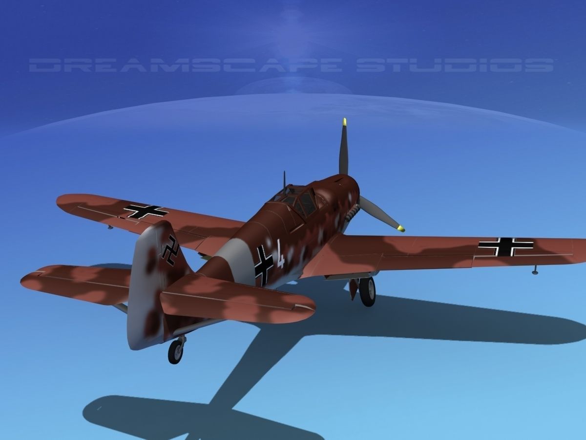 Messerschmitt BF-109 V09 3D model_6
