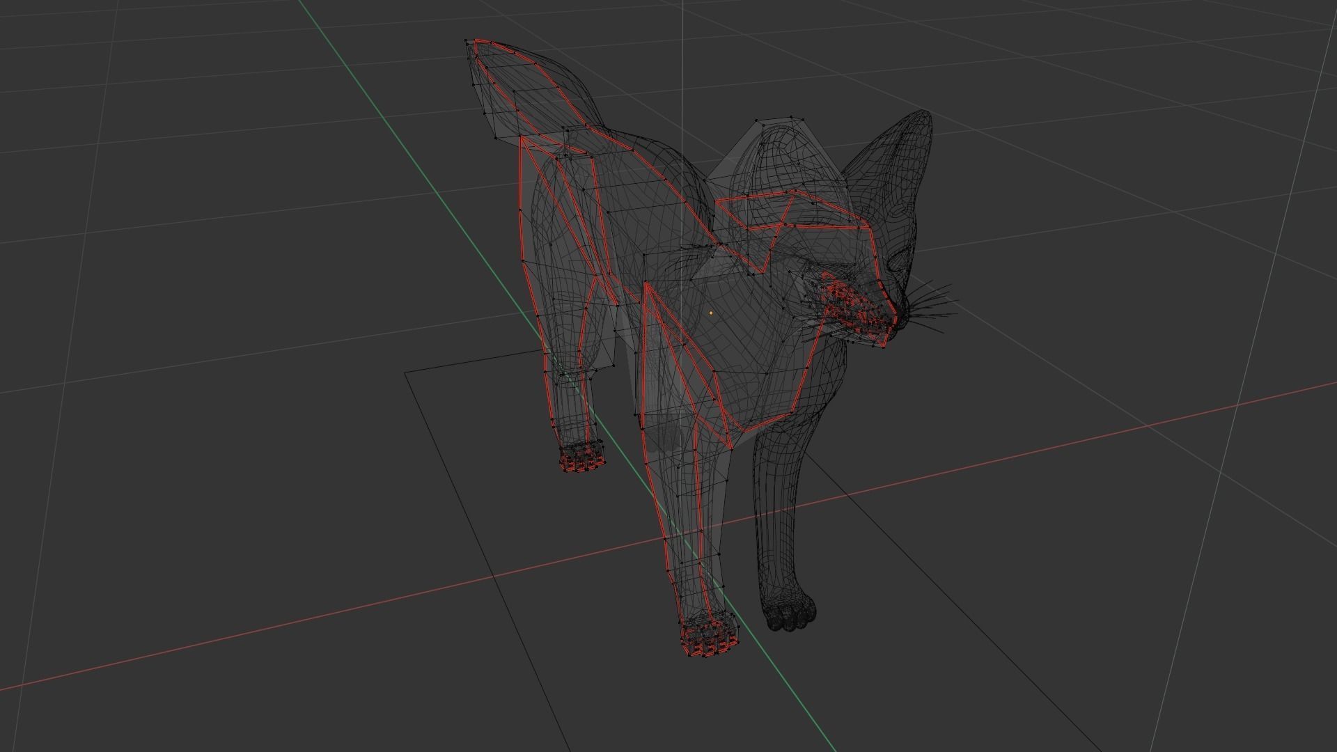 Serval Cat Game Ready Model Unreal Engine  3D model_21