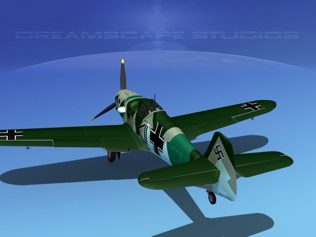 Messerschmitt BF-109 V12 3D model_7