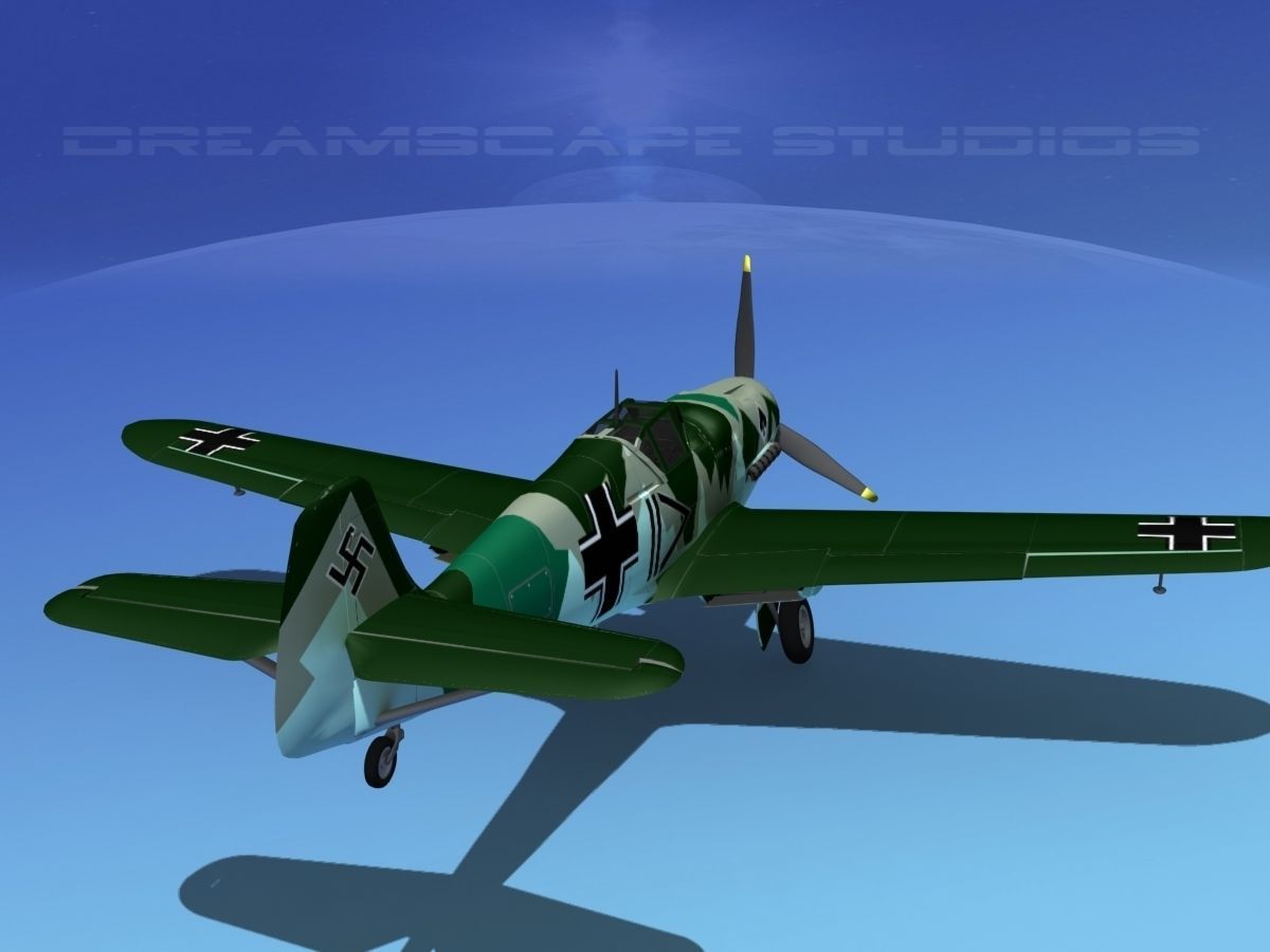 Messerschmitt BF-109 V12 3D model_6