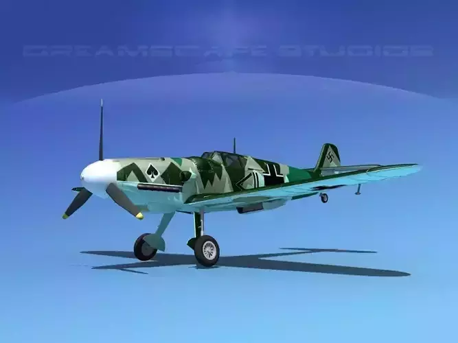 Messerschmitt BF-109 V12 3D model