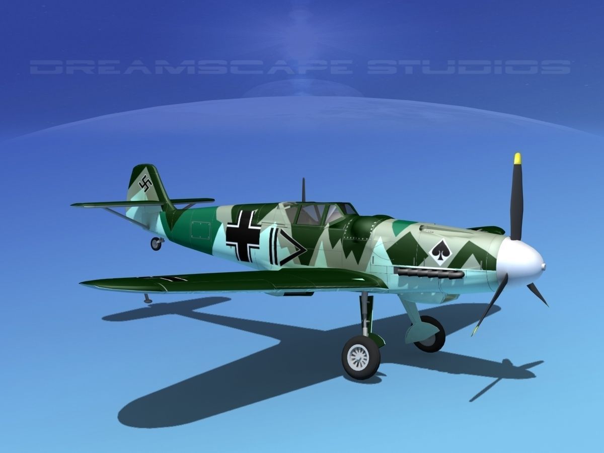 Messerschmitt BF-109 V12 3D model_3