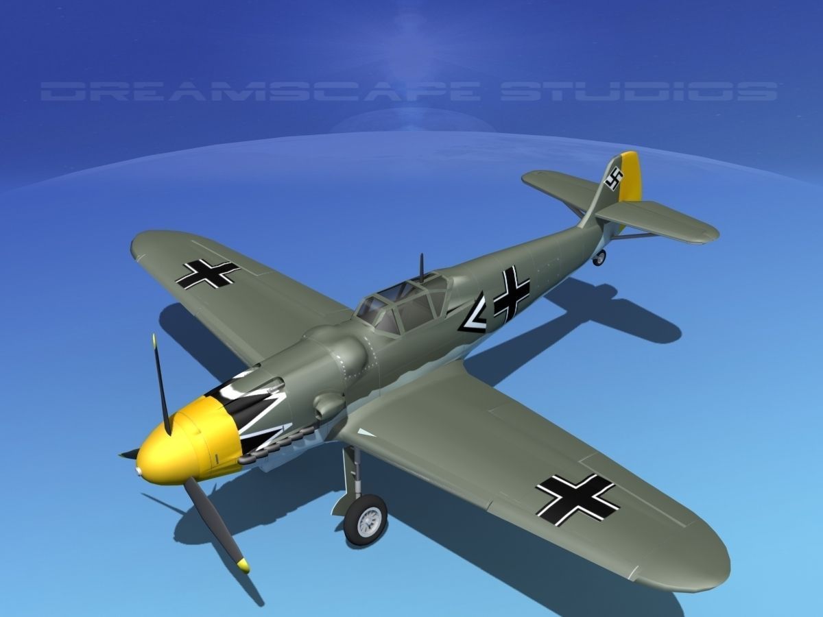 Messerschmitt BF-109 V13 3D model_10