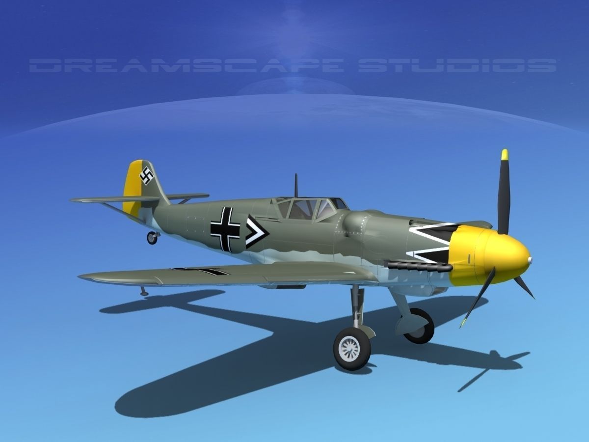 Messerschmitt BF-109 V13 3D model_3