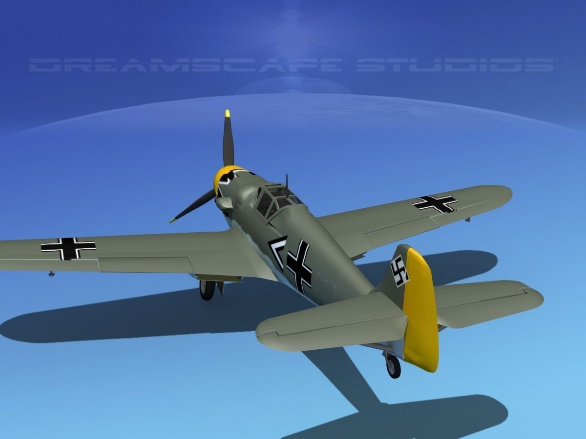 Messerschmitt BF-109 V13 3D model_7
